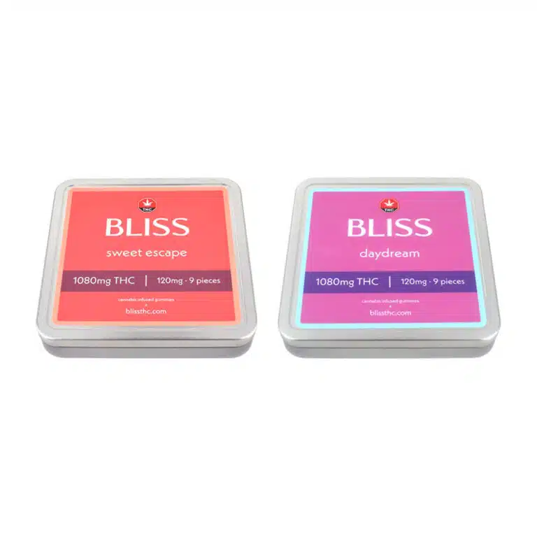 Green Valley Botanicals Bliss Day Dream/Sweet Escape Cannabis Infused Gummies (1080mg THC)