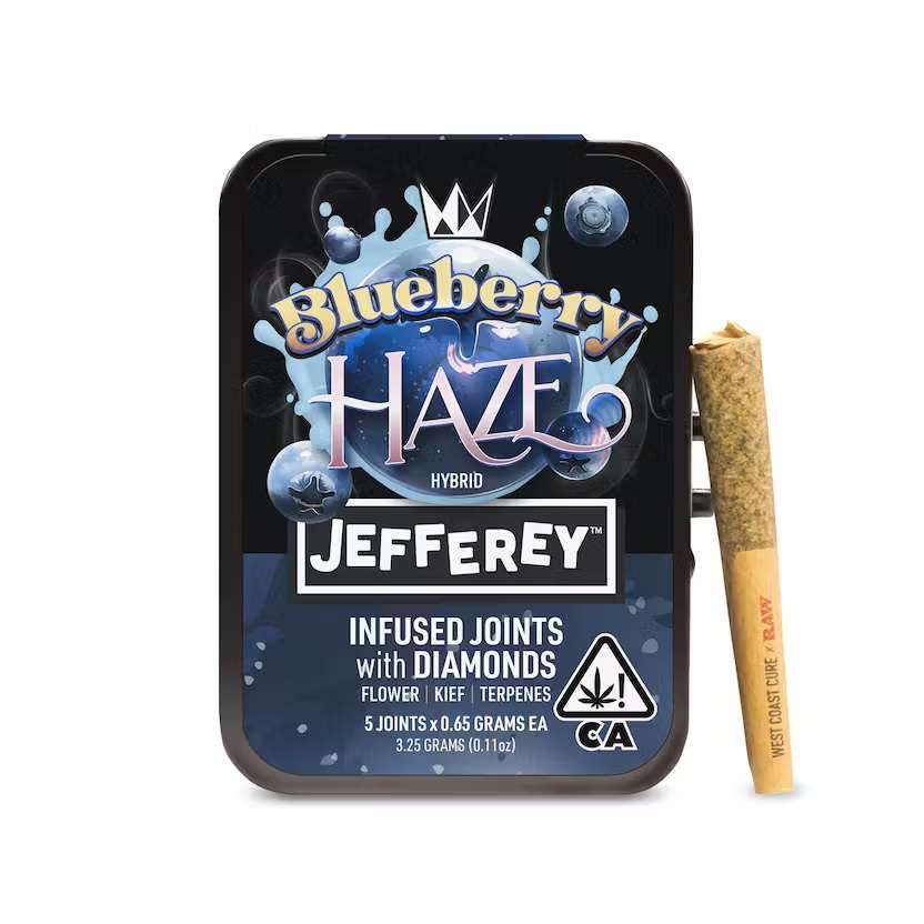 Green Valley Botanicals Blueberry Haze – Jefferey Infused Joint.65g 5 Pack