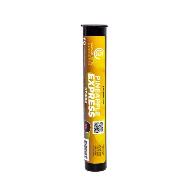 Green Valley Botanicals Concentrated Concepts Delta 8 THC Preroll – Pineapple Express 200mg