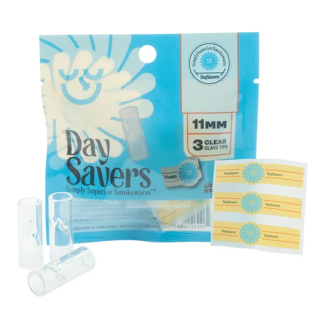 DaySavers Glass Filter 9mm | 3-Pack Tips