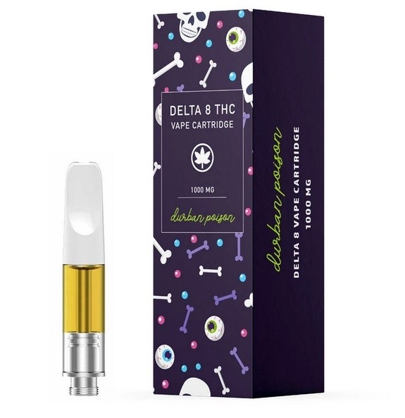 Green Valley Botanicals Durban Poison Delta 8 THC Vape Cartridge