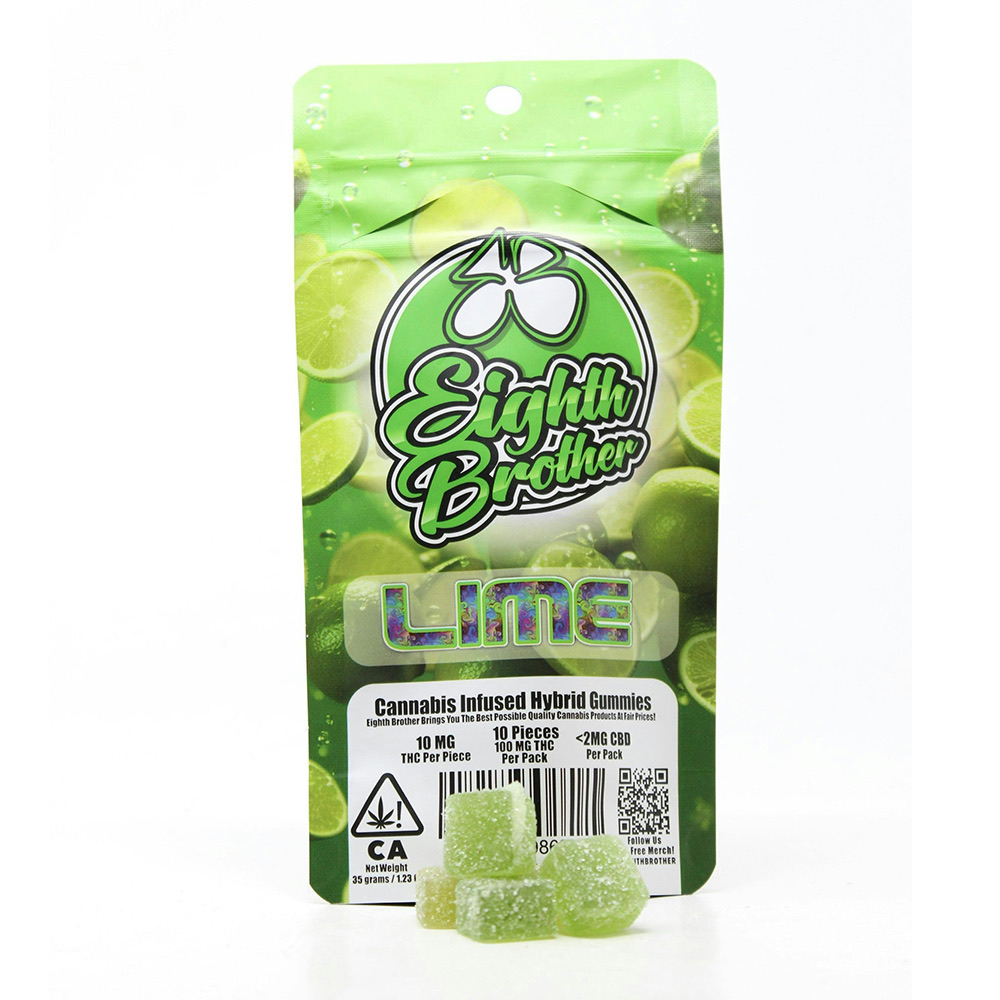 Eighth Brother Lime [10pk] (100mg)