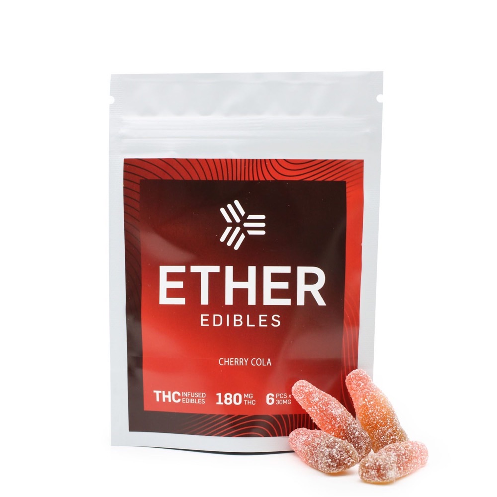 Green Valley Botanicals Ether Edibles 180MG THC – Cherry Cola