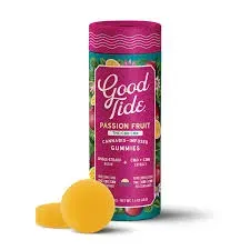 Good Tide Passion Fruit 1:1:1 THC:CBD:CBN Solventless Hash Rosin Gummies