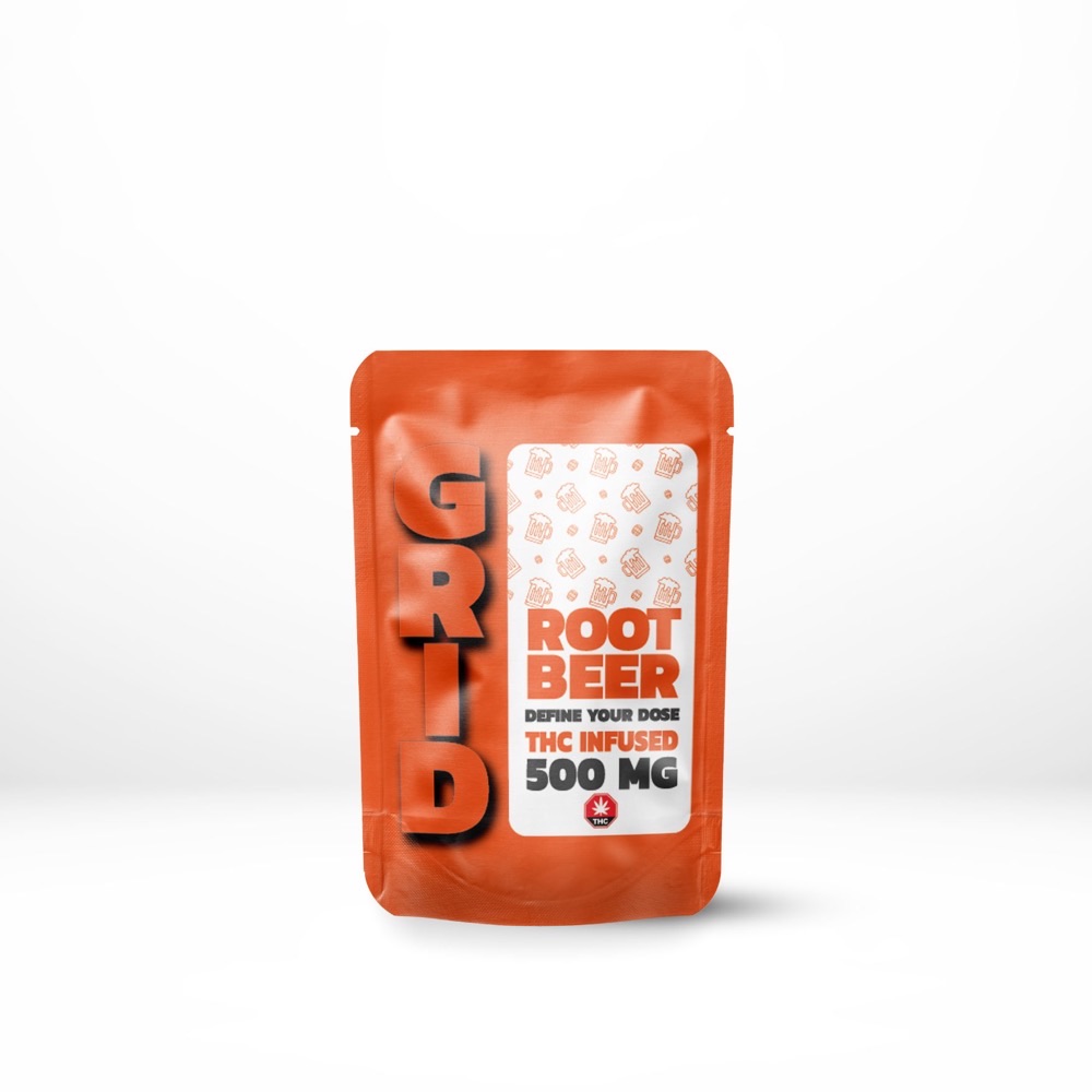 Green Valley Botanicals GRID Root Beer 500mg THC Gummies