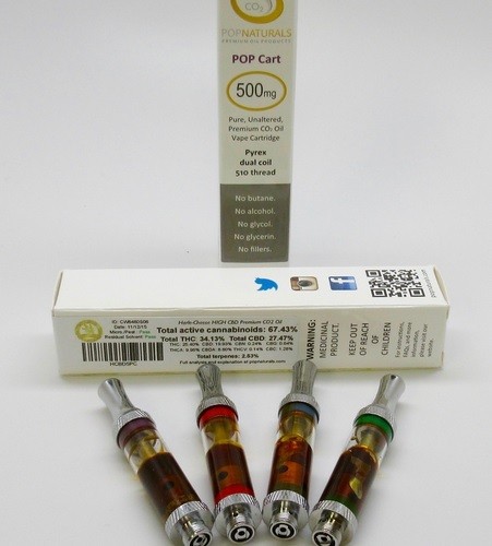 Green Valley Botanicals High Premium CBD CO2 Oil Cartridge