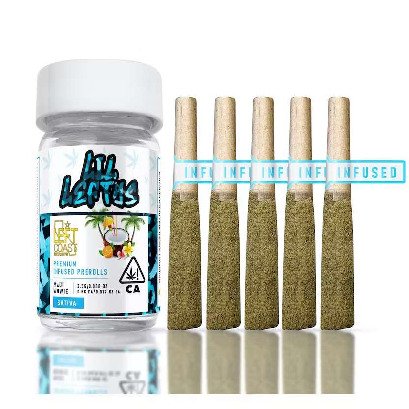Green Valley Botanicals LIL LEFTYS Infused Prerolls – Maui Wowie