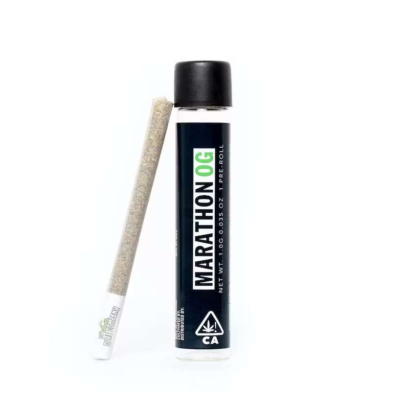 Green Valley Botanicals Marathon OG 1G Weed Pre-Roll Joints