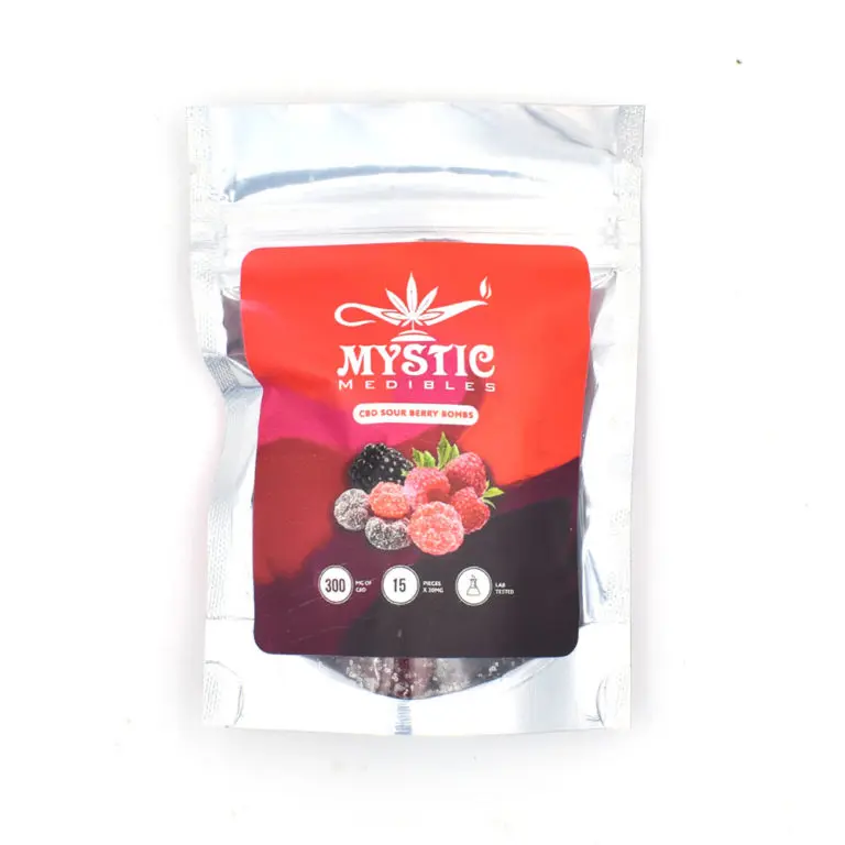 Green Valley Botanicals Mystic Medibles – CBD Sour Berry Bombs (300mg CBD)