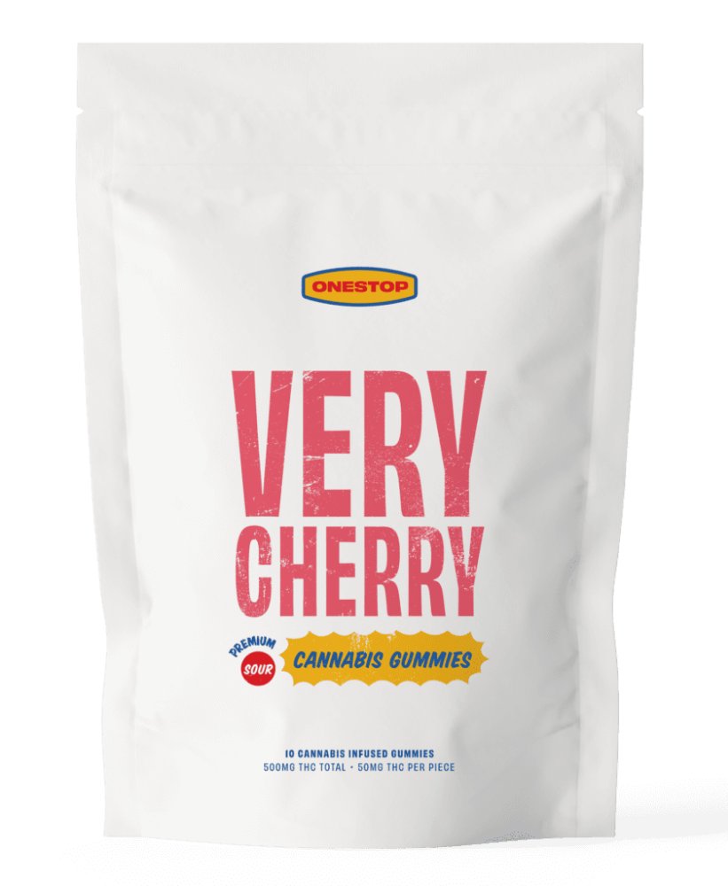 Green Valley Botanicals OneStop – Sour Very Cherry 500mg THC Gummies