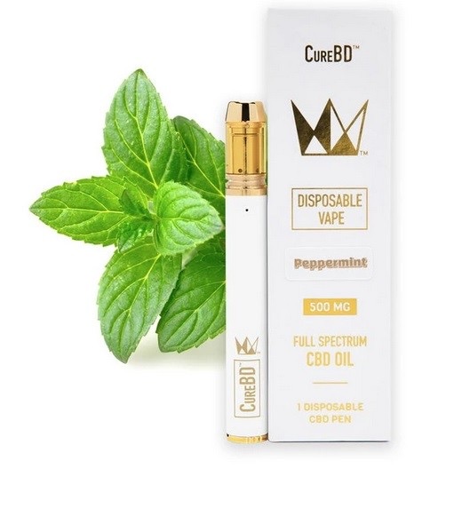 Green Valley Botanicals Peppermint CureBD Disposable Vape