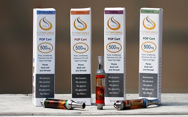 Green Valley Botanicals POP Naturals Cannabis Oil Cartridges
