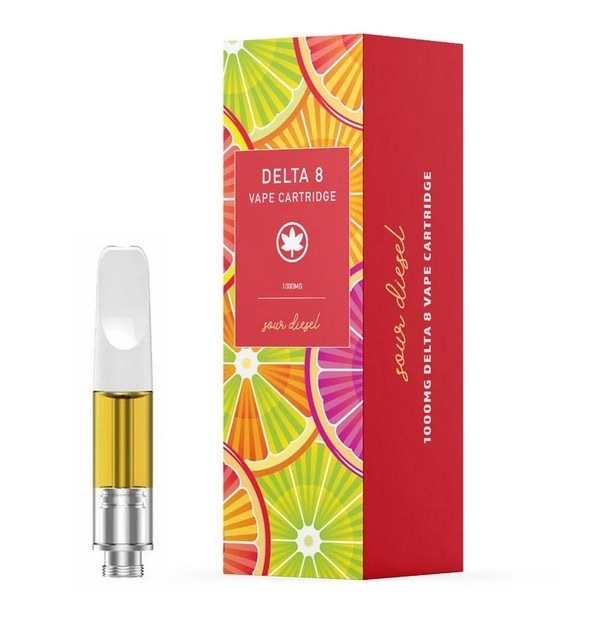 Green Valley Botanicals Sour Diesel Delta 8 THC Vape Cartridge