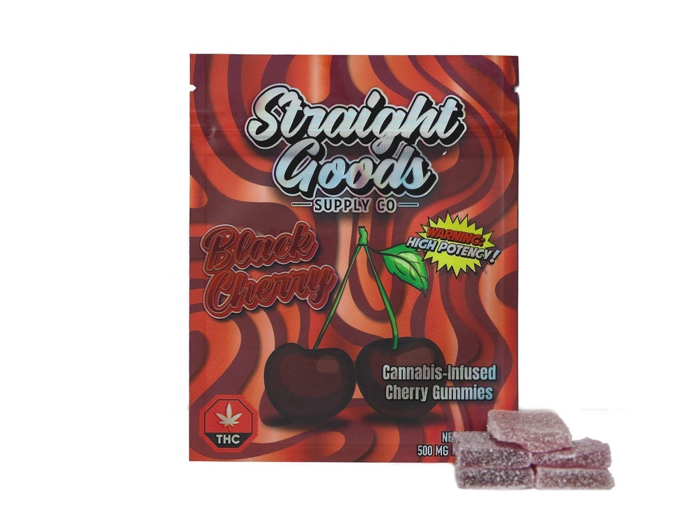 Green Valley Botanicals Straight Goods Edibles – Black Cherry (500mg THC)