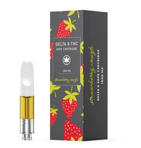 Green Valley Botanicals Strawberry Cough Delta 8 THC Vape Cartridge