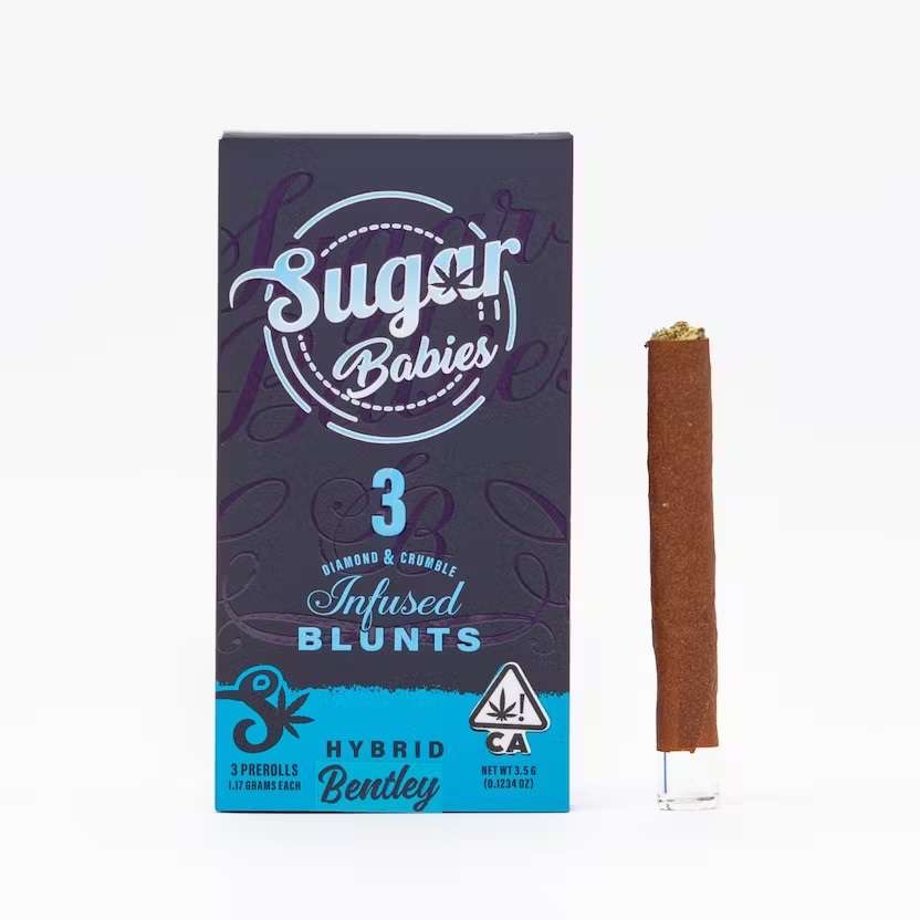 Green Valley Botanicals Sugar Babies 3pk Bentley Hybrid Infused Blunts 3.5G
