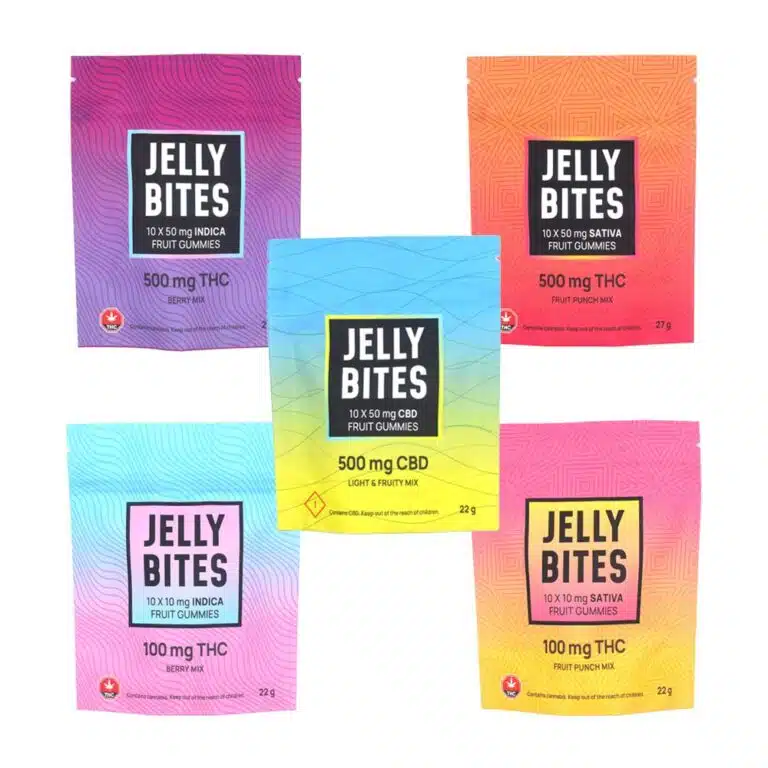 Green Valley Botanicals Twisted Extracts – Jelly Bites Cannabis Gummies (THC/CBD)