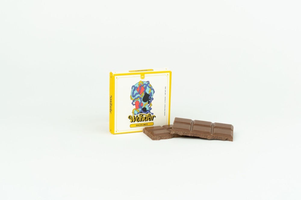 Green Valley Botanicals Wonder Mushroom Infused Edibles – Hazelnut Chocolate 3000mg