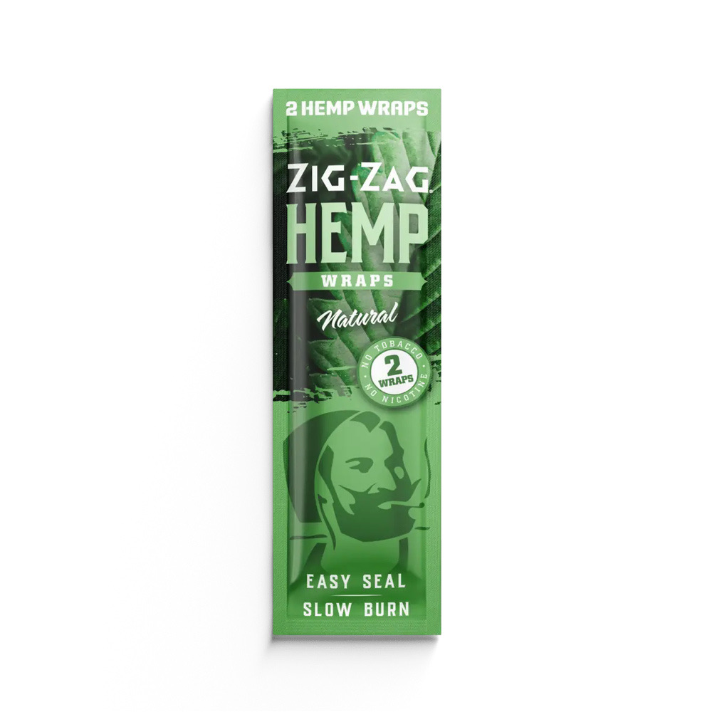Zig-Zag Natural Hemp Wraps [2pk]